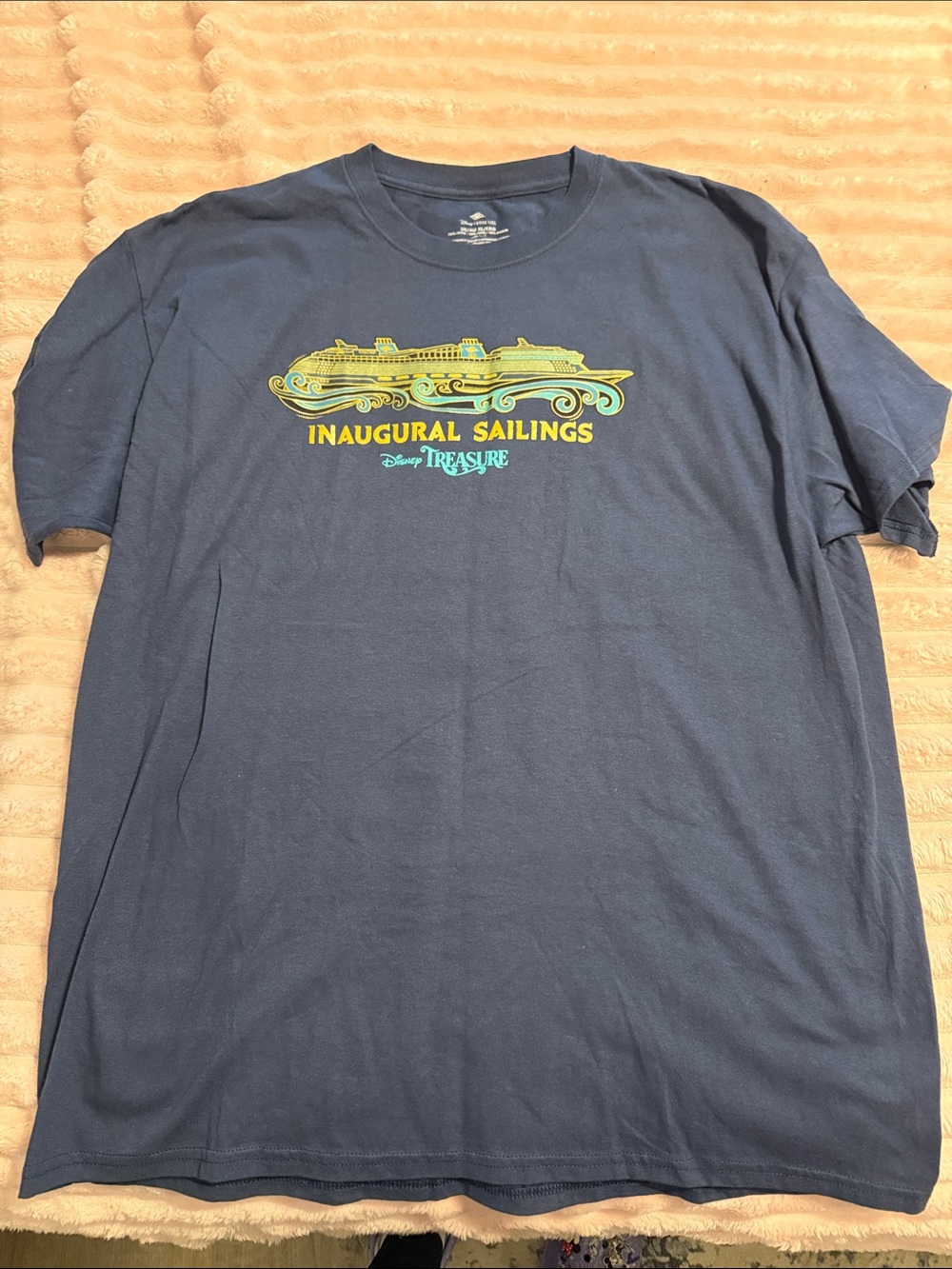 Disney Treasure Inaugural Sailings Short-Sleeve Tee - Navy